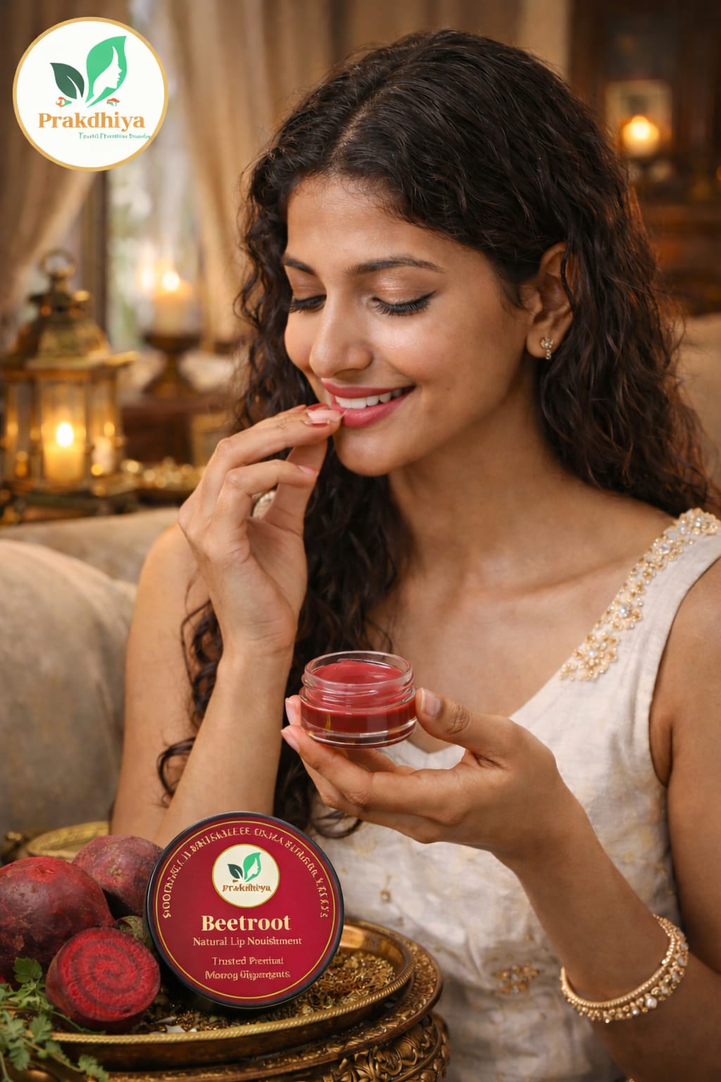 Close up of Natural Lip Nourishment 20g label